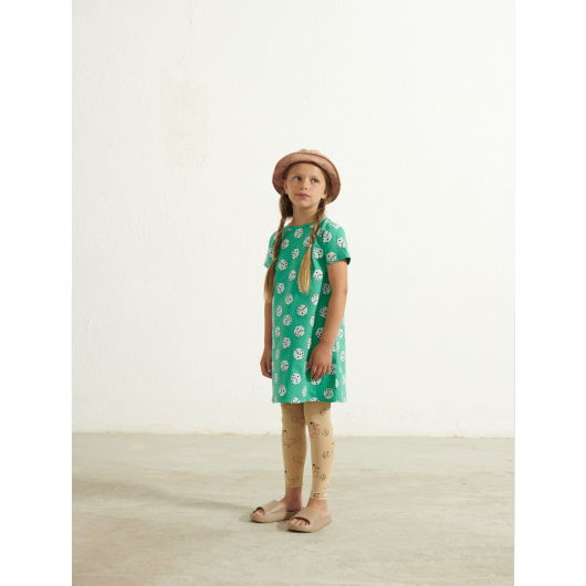 Cubes dress - Green兒童洋裝 SALE